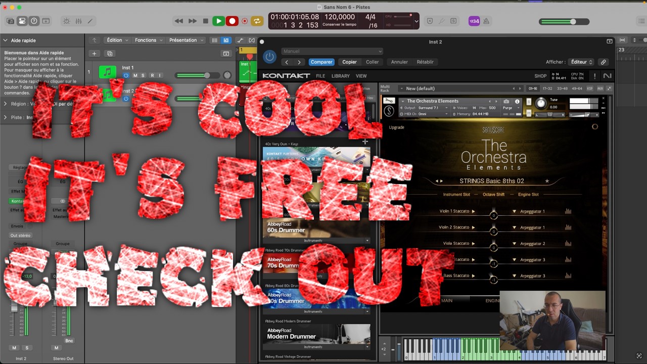 This IS Cool The Orchestra Elements from @SONUSCORE  AND it Is FREE