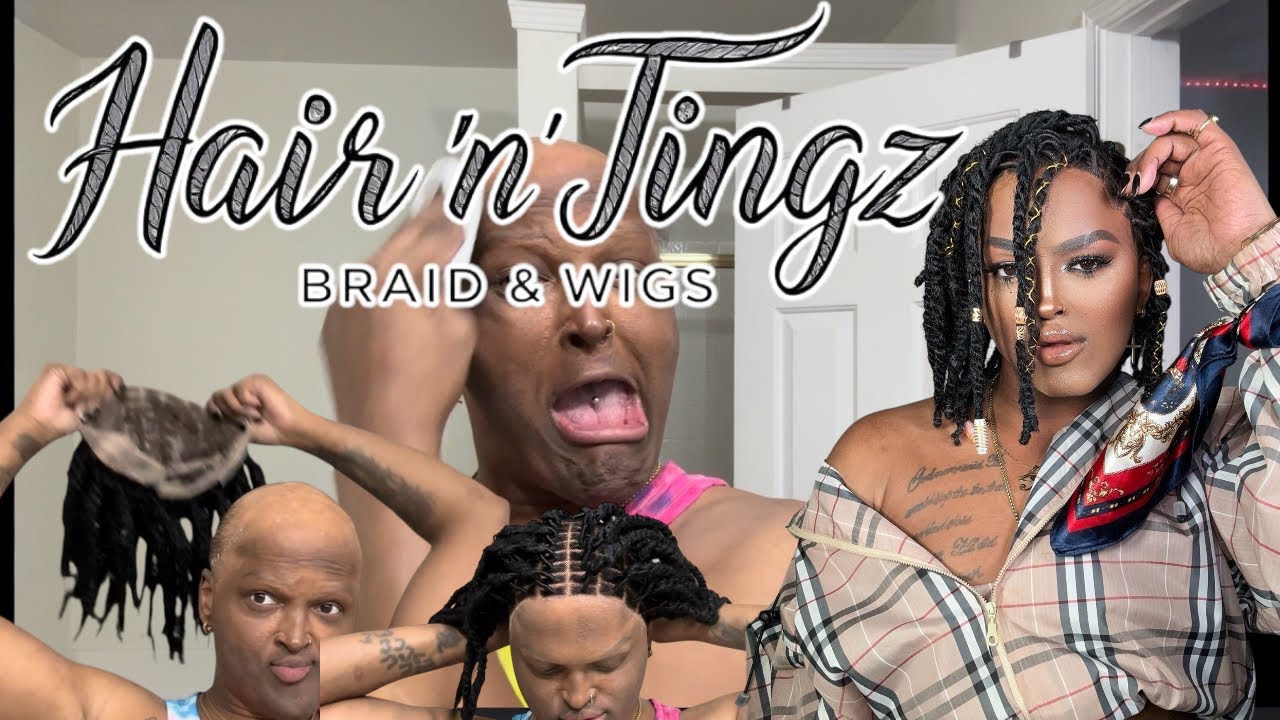  10in Flat Twist, Full Lace Wig, Natural look 