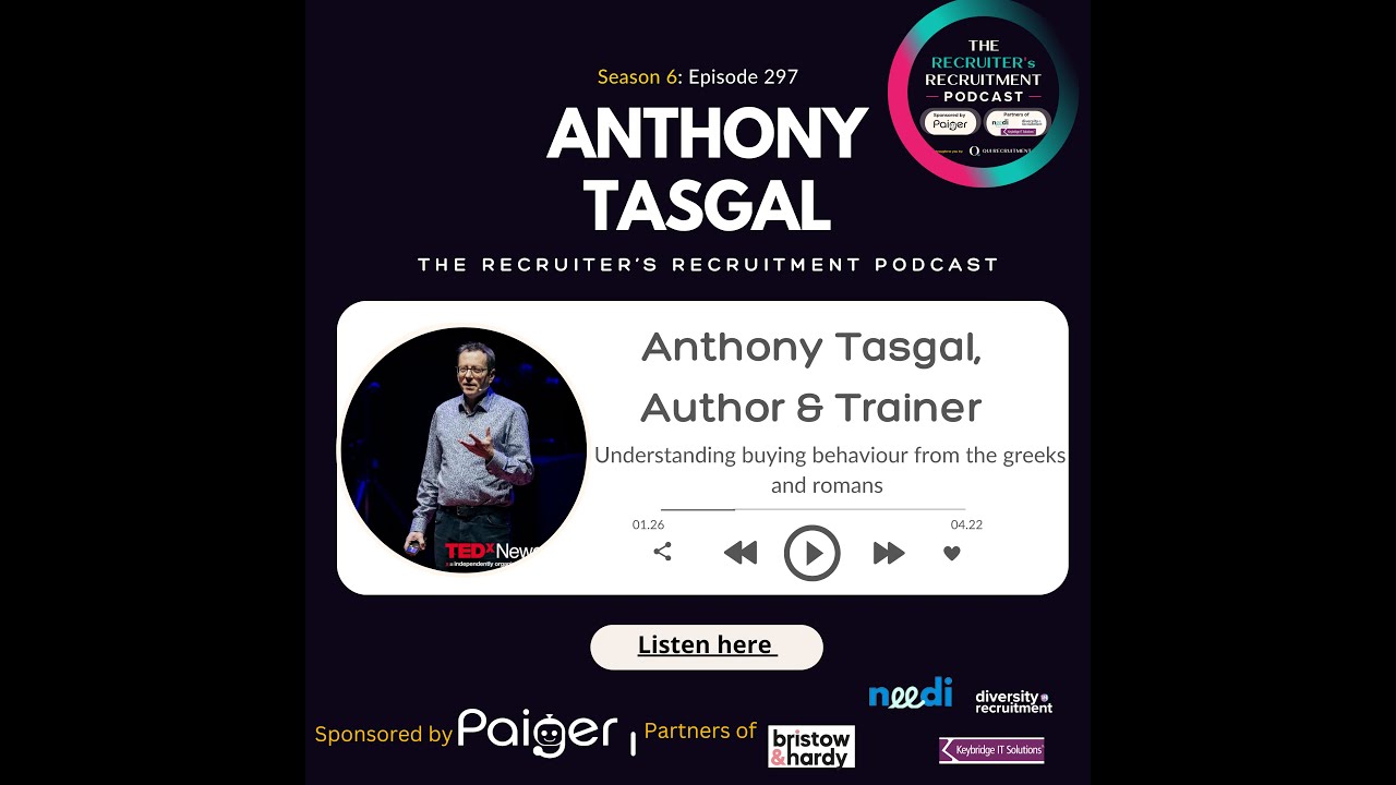EP297: Anthony Tasgal,  Author & Trainer