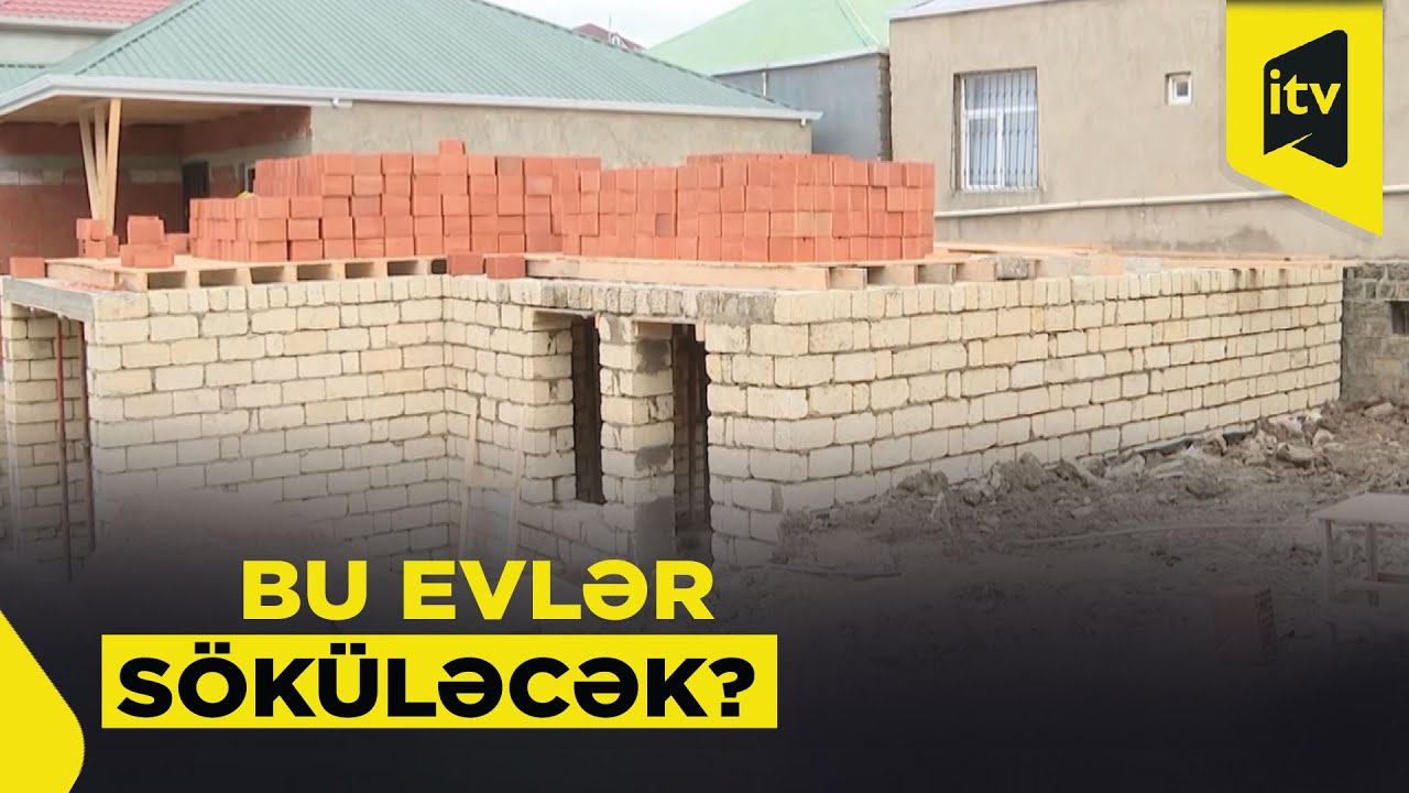 Masazırda kanalizasiya xətlərinin üzərində tikilən bu evlər söküləcək?
