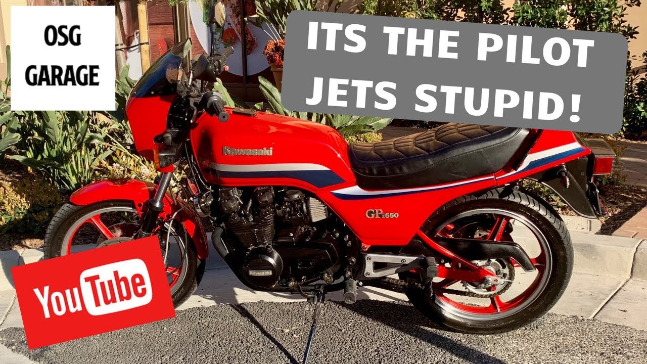 Changing GPZ 550 Pilot jets fix a fast idle issue