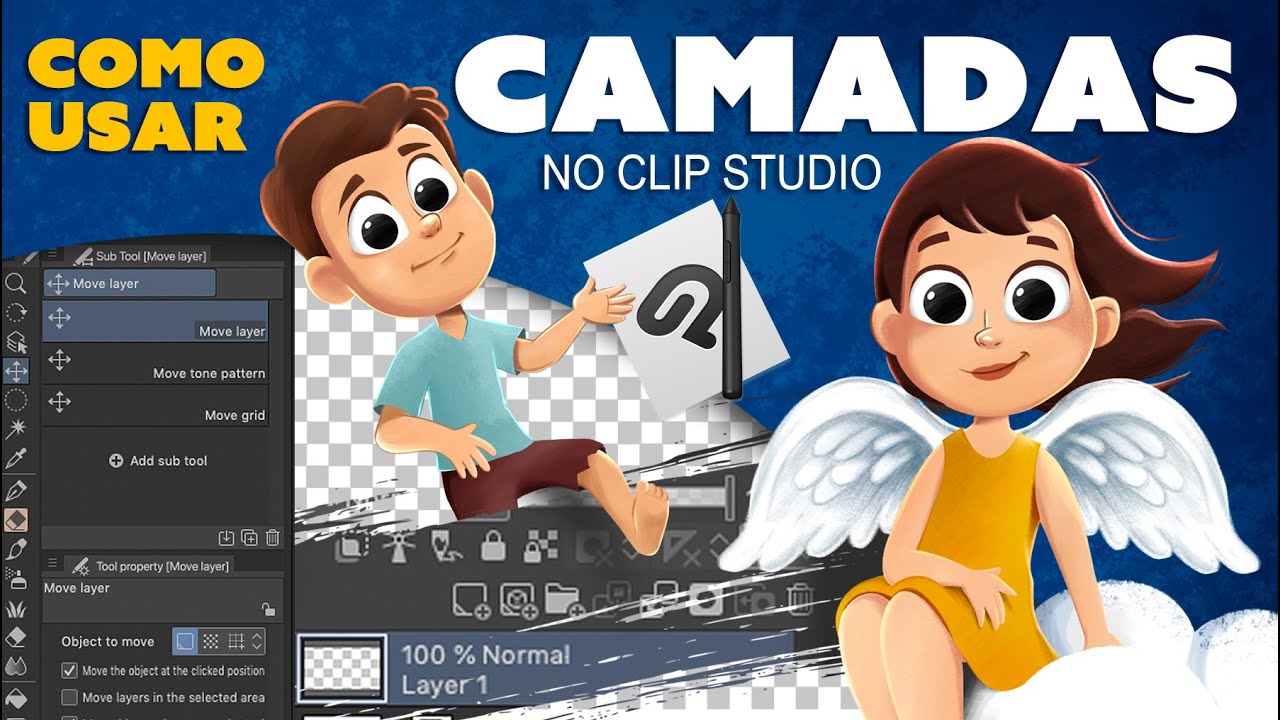 ✅  Como Usar CAMADAS no CLIP STUDIO PAINT