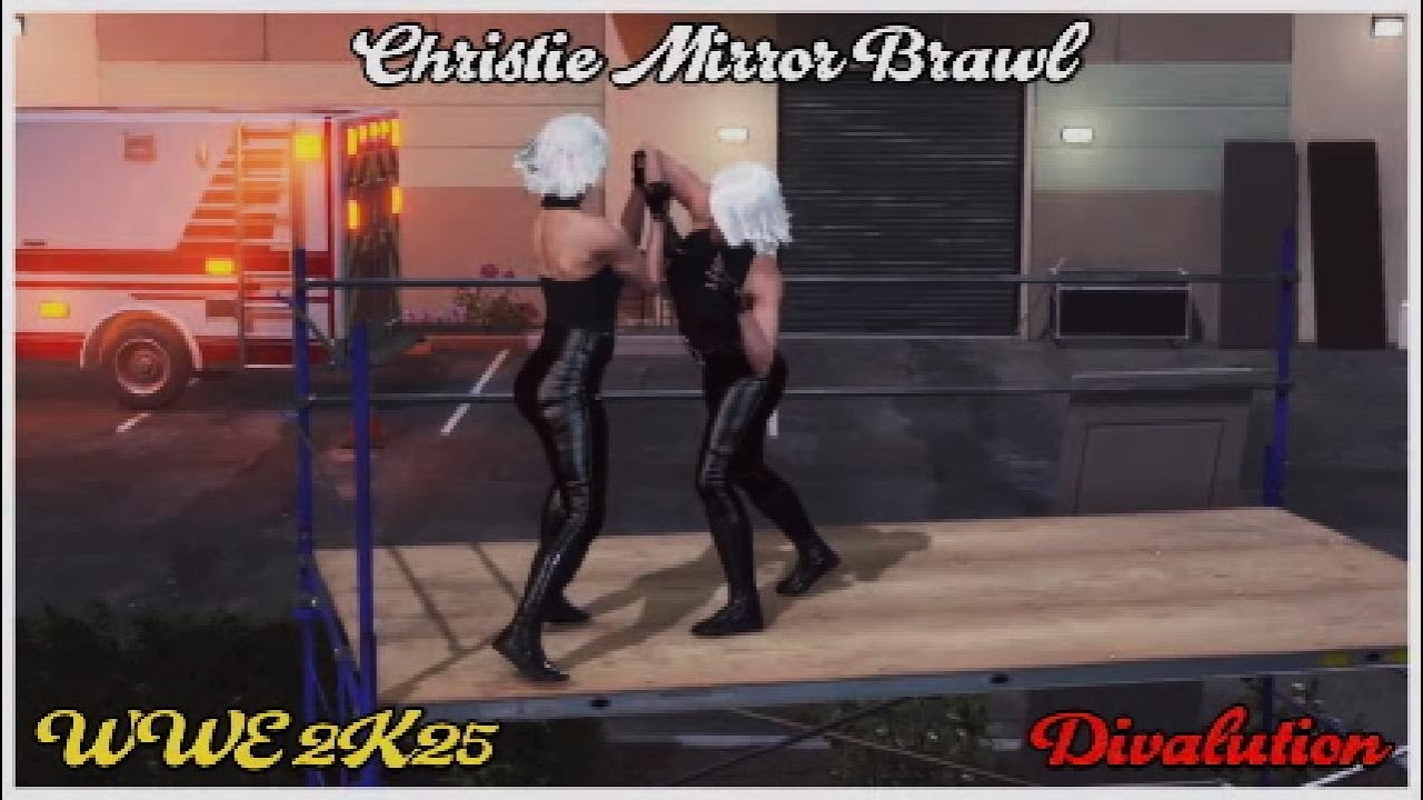 WWE 2K25 Christie Mirror Brawl - NXT Parking Lot 