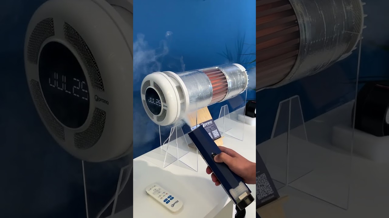 PRANA - Vemos como funciona el doble flujo gracias al humo artificial