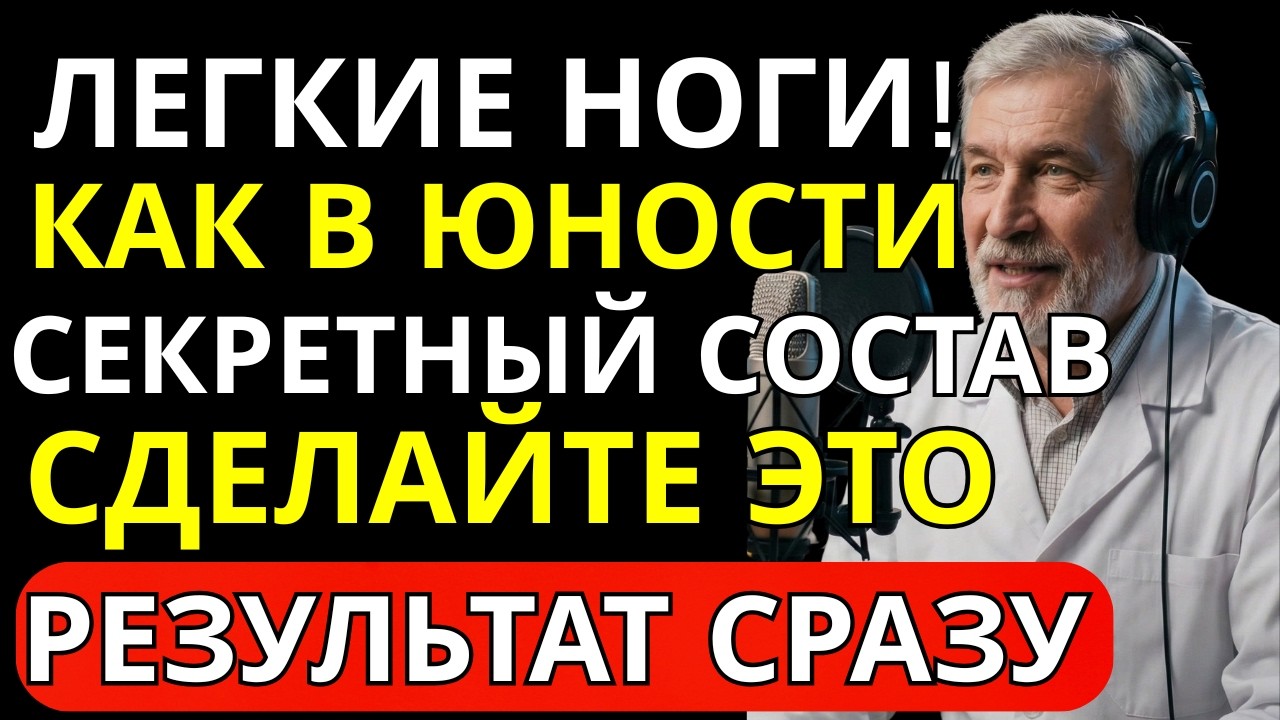 НОГИ ПОСЛЕ 50 ТЯЖЁЛЫЕ И ОТЕКАЮТ? 5 ОШИБОК, КОТОРЫЕ ТИХО РАЗРУШАЮТ СОСУДЫ | Здоровье с Доктором