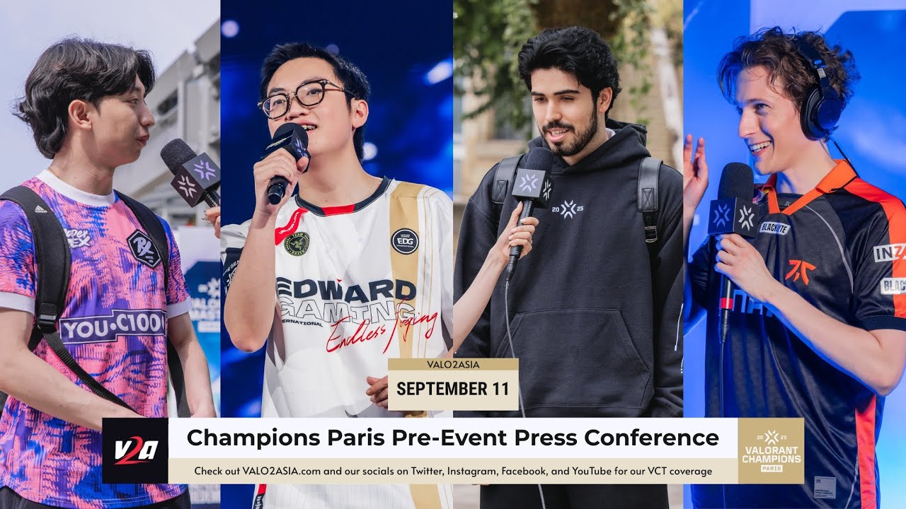 VALORANT Champions Paris 2025 Pre-Event Press Conference [SESSION 1 & 2]