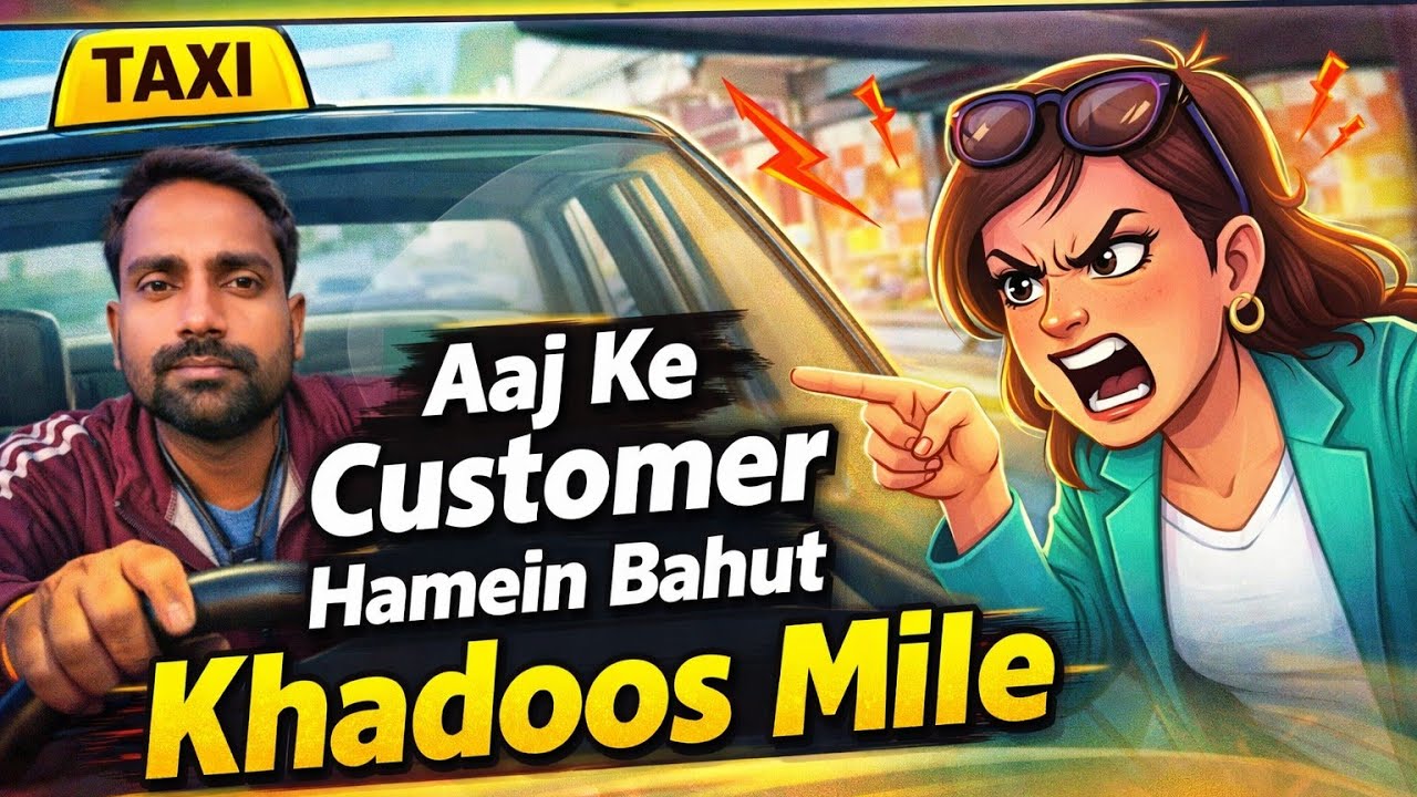 Aaj ke Customer Bahut Jyada Khadoos Mile😡😡 | आज की आने-जाने की बुकिंग सवारी ऐप से मिली #cabdriver 