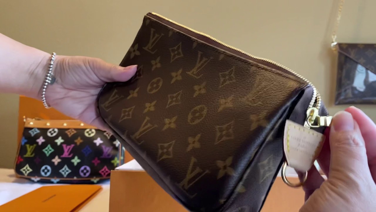 Louis Vuitton Pochette Accessories unboxing new model vs old and tips to buy it online
