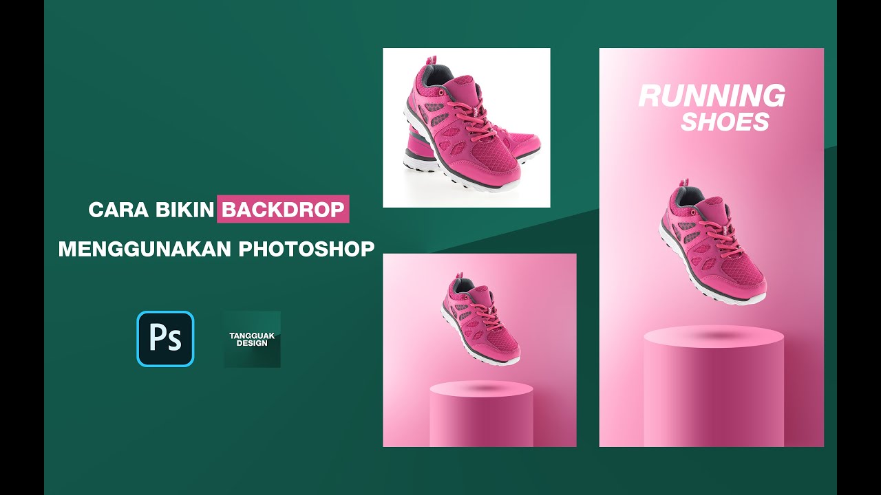 Cara Mudah Membuat Backdrop produk| How to make backdrop with photoshop #Tutorialphotoshop