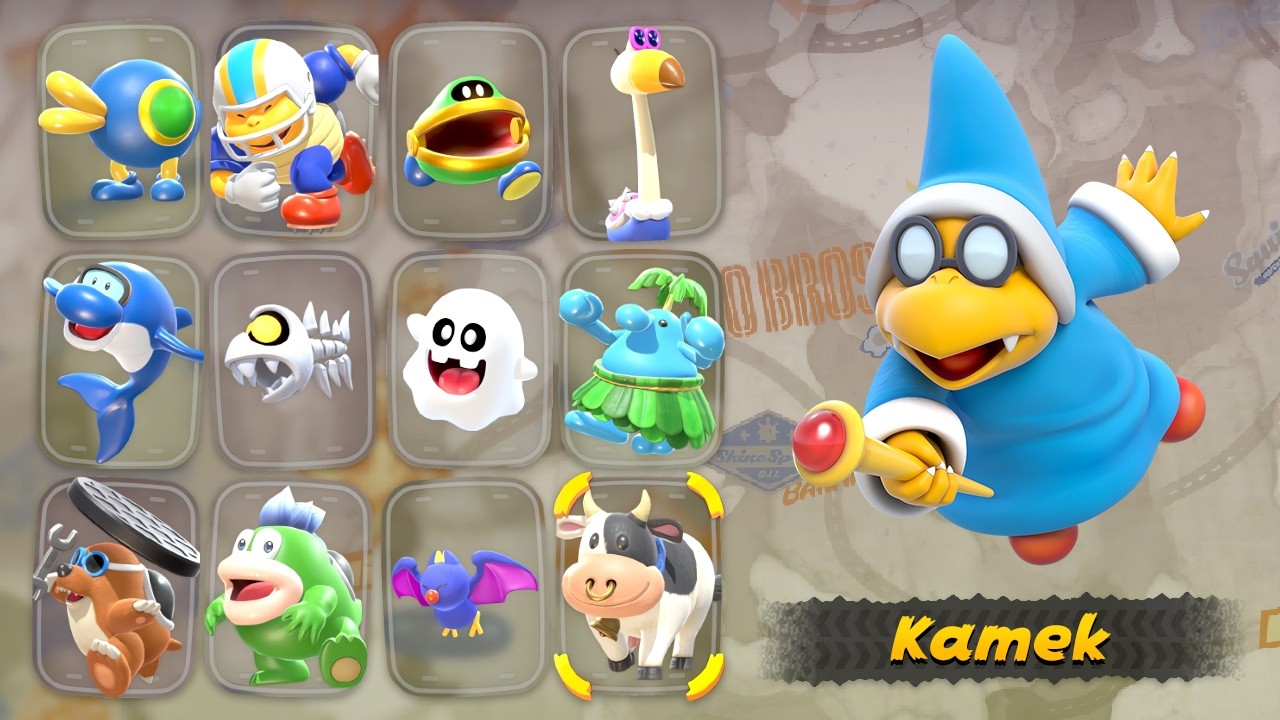 Mario Kart World - How To Unlock ALL 11 Kamek Characters FAST?!