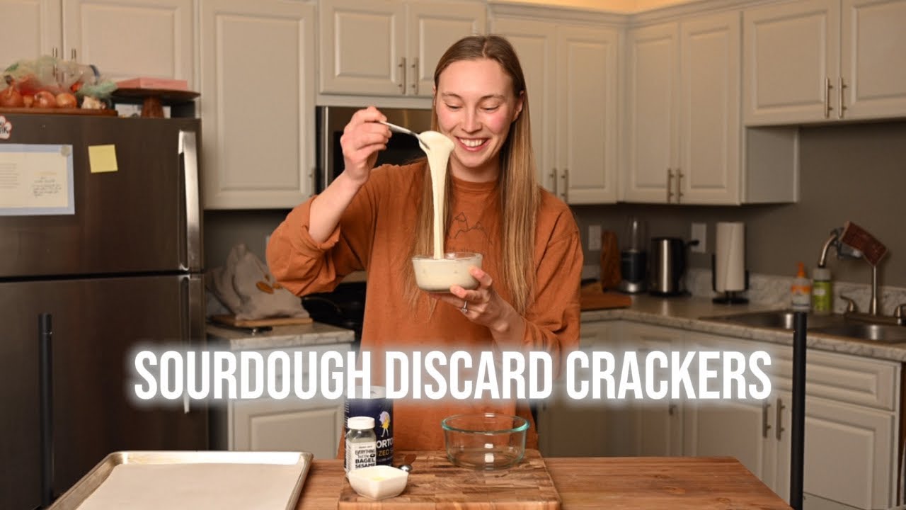 Sourdough Discard Crackers are my new FAVORITE snack! 😋 