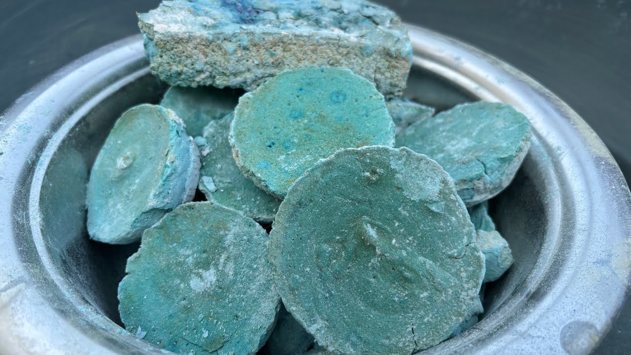 Bowl of Dusty crispy gymchalk reforms 💚🩵 Powderplay Asmr 🩵💚