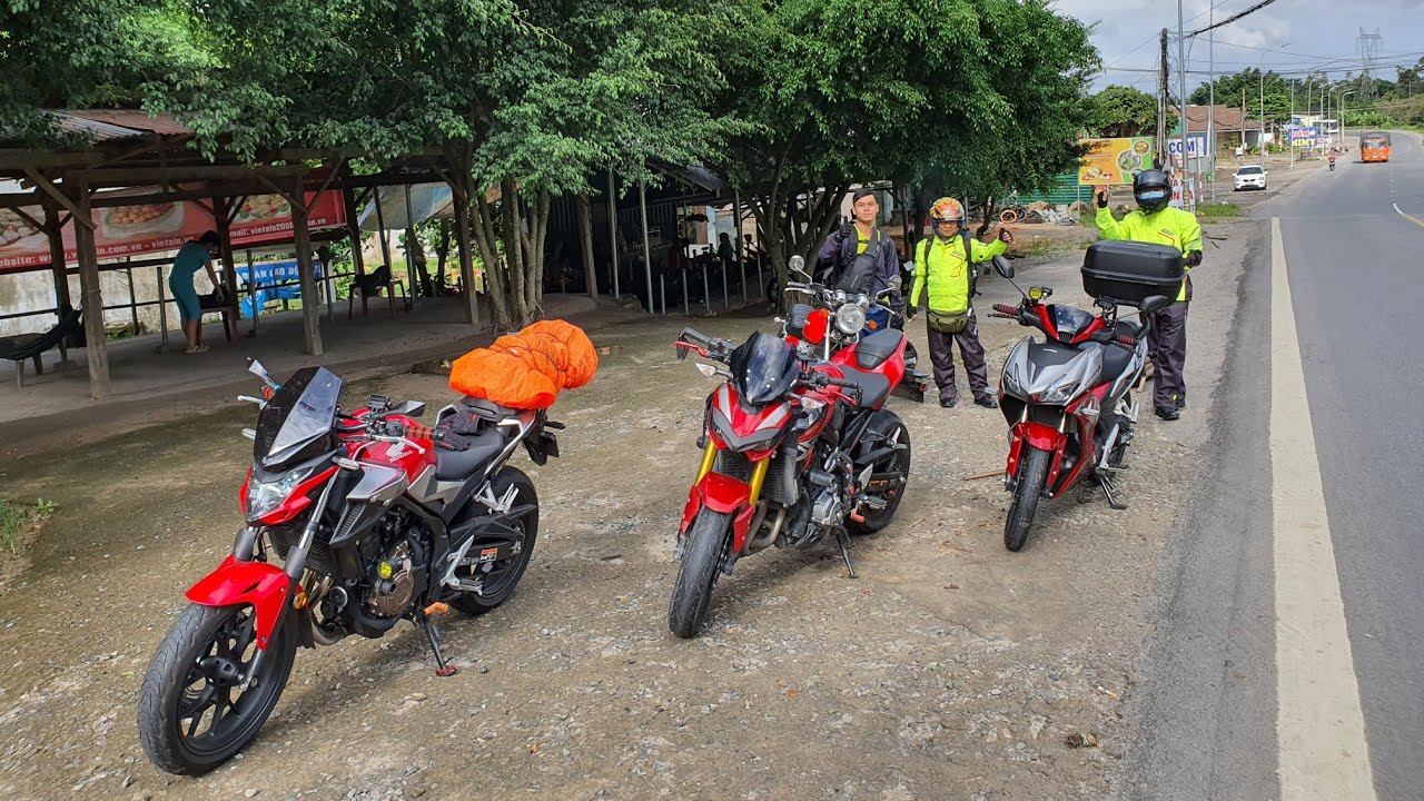 TOUR CÙNG NHỮNG NGƯỜI BẠN | Nữa Bình Xăng CB500F Đi Từ Củ Chi Lên Đà Lạt Quá Dữ | Phạm Tuấn 4/7/2020
