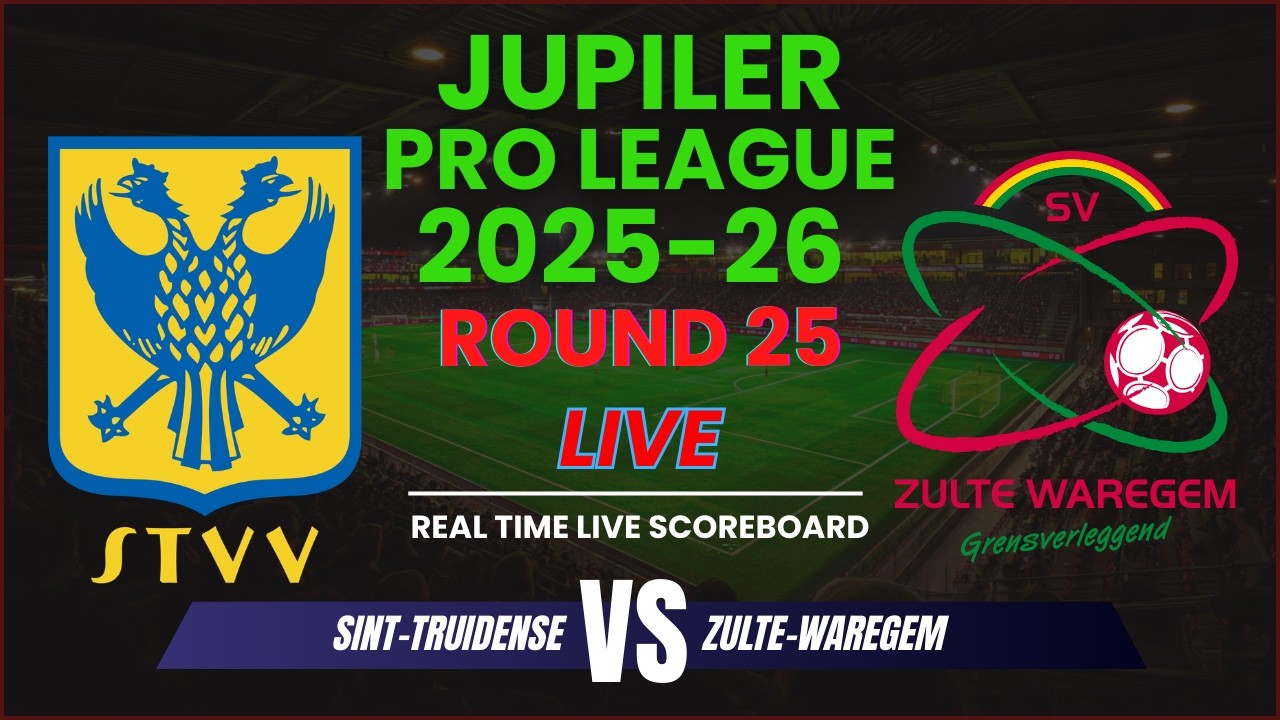Sint-Truidense vs Zulte-Waregem Live Scores | 2025-26 Jupiler Pro League Round 25