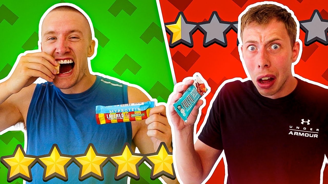 Rating the BEST & WORST UK Protein Bars...