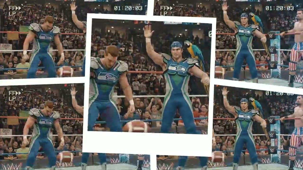 FOUND VHS VIDEOTAPE 1994 WWF SEATTLE SEAHAWKS THE SAM DARNOLD ELITE RAP aka DA DA DA DA DARNOLD