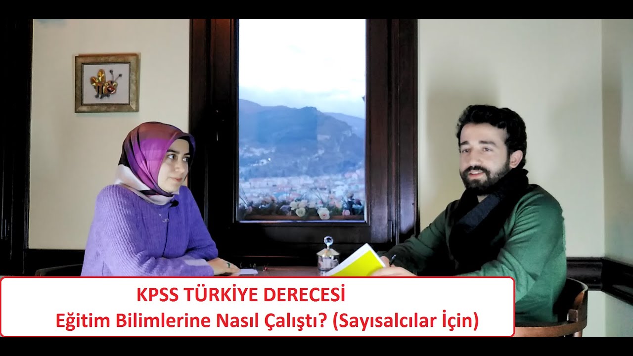 KPSS TÜRKİYE DERECESİ - Eğitim Bilimlerine Nasıl Çalıştı? (Sayısalcılar İçin) - ÖABT 10.Su