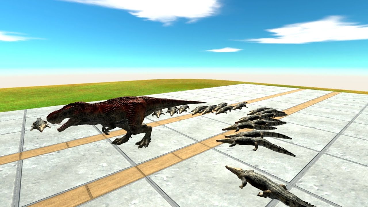 Run Away From Hungry Crocodiles - Animal Revolt Battle Simulator