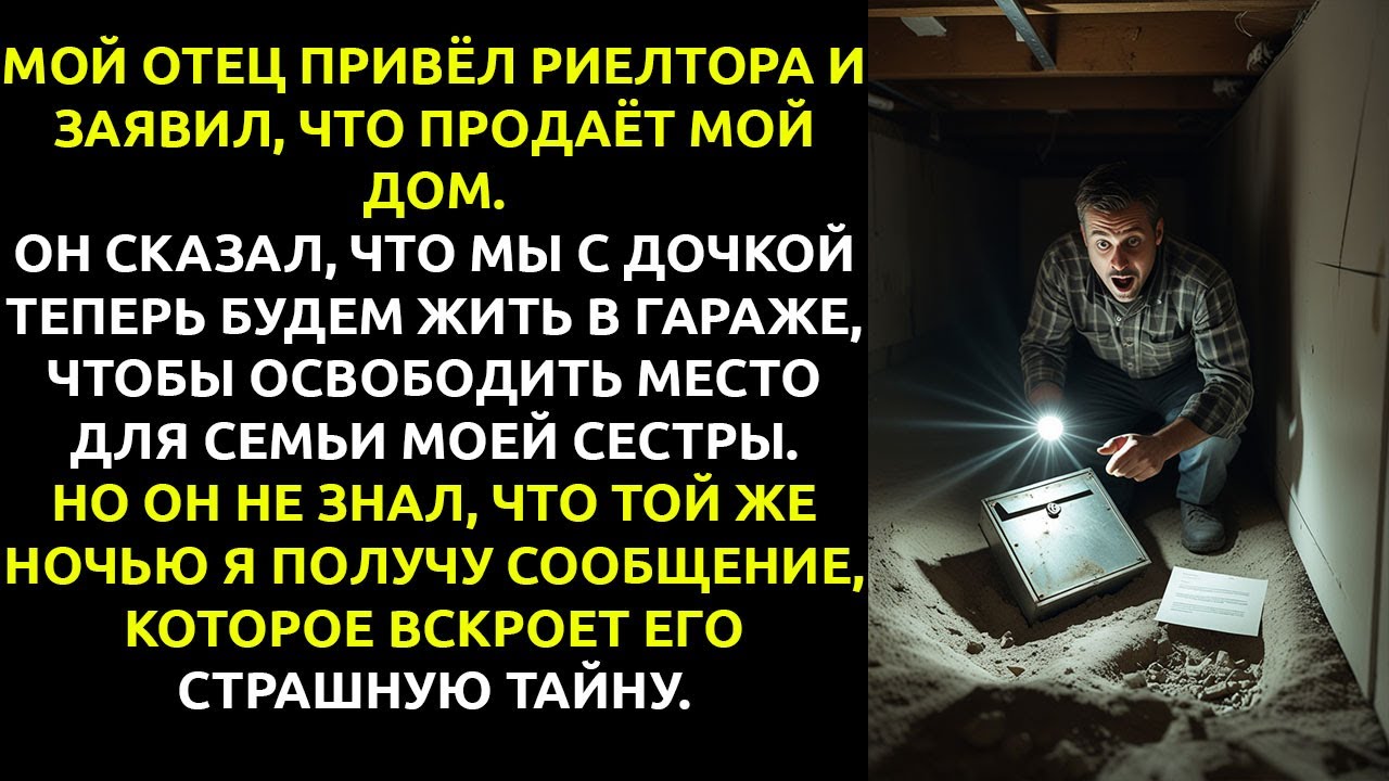 Отец хотел ВЫГНАТЬ меня с дочкой из нашего дома... но он НЕ ЗНАЛ о тайном сообщении от бабушки.