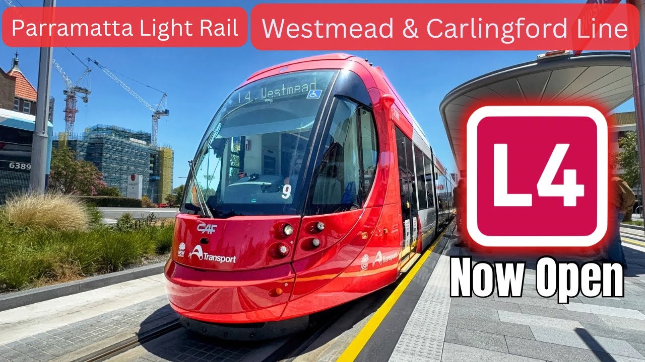 Parramatta Light Rail Vlog 52: L4 Westmead & Carlingford Line NOW OPEN