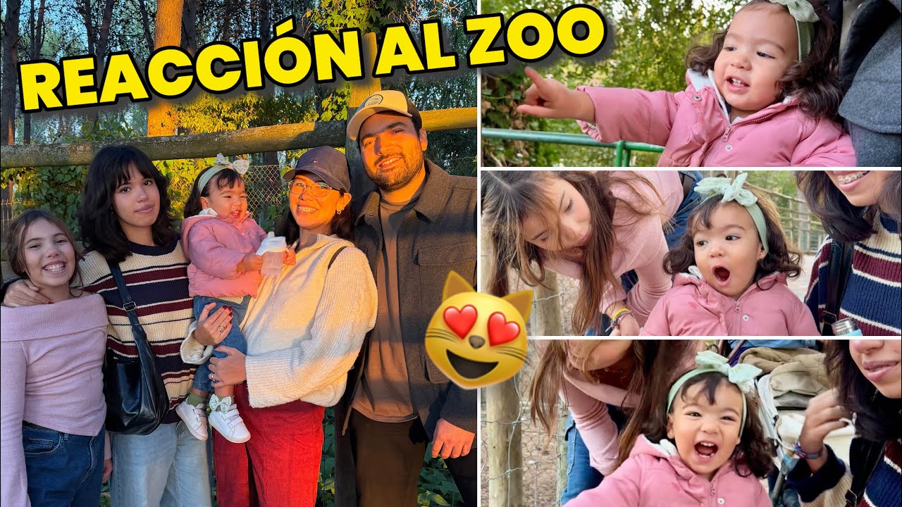  REACCIÓN de mi BEBÉ en el ZOO por PRIMERA VEZ 🦌🤩 | Zoológico de Guadalajara 🇪🇸 | Vlog familiar