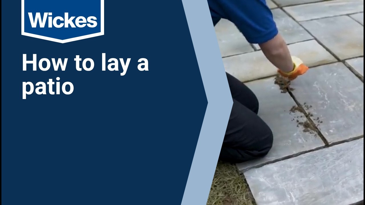Как выложить патио | Wickes