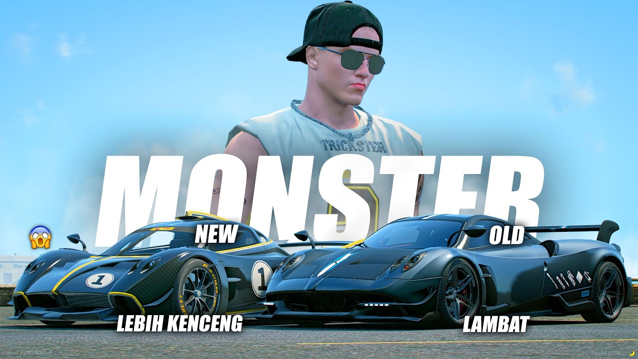 KEI MEMBUAT PROJECT EKSTRIM PAGANI R KECEPATAN CAHAYA - GTA 5 ROLEPLAY