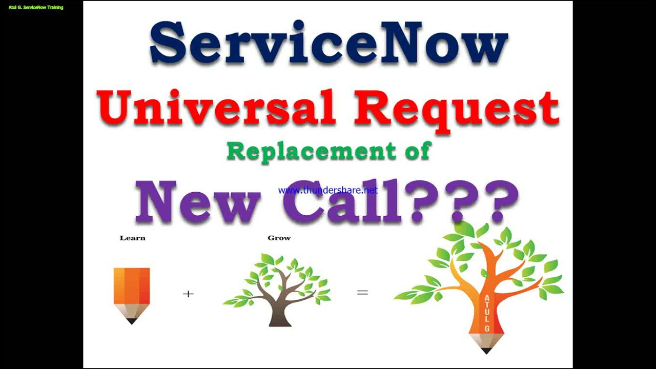 Универсальный запрос на замену нового вызова || Новая функция ServiceNow в Квебеке || #Shorts #Short