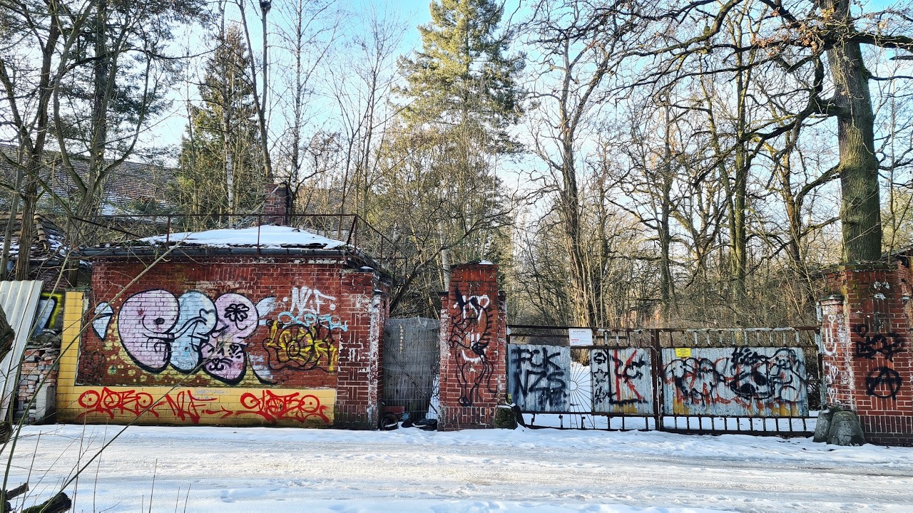 Ютербогский госпиталь. КПП и окрестности в снежную пору  10.02.2026