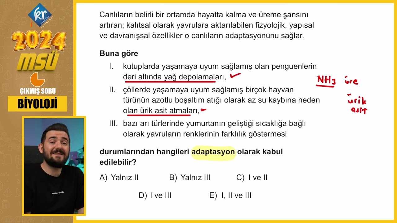 1.  Ünite Yaşam Bilimi Biyoloji İkiz Sorular Soru Çözümleri