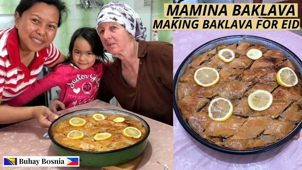 Mama i Ja smo napravile Baklava | Ottoman sweet pastry | Making Bosnian sweet called Baklava