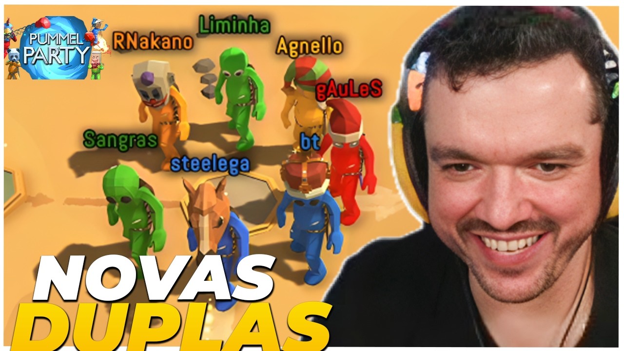 A RESENHA COM NOVAS DUPLAS - PUMMEL PARTY com LIMINHA, BT, NAK, STEELEGA, SANGRAS , FLAVIN E AGNELLO
