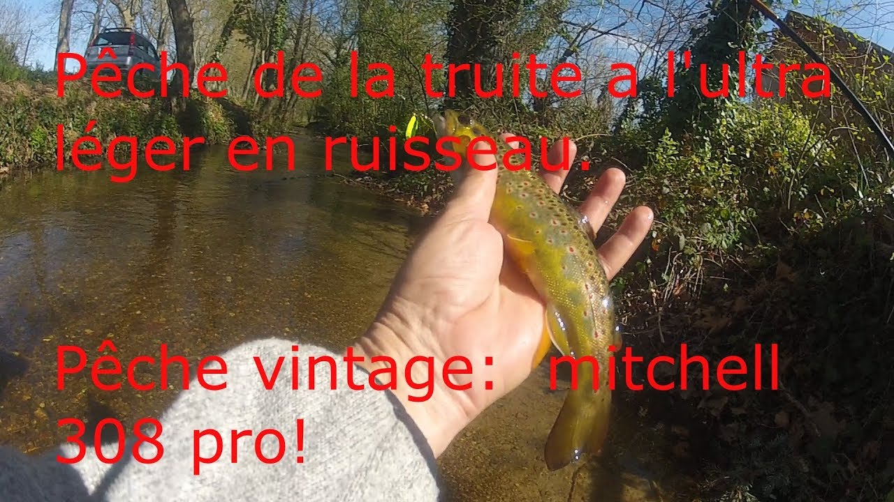 LA PECHE DE LA TRUITE A L'ULTRA LEGER EN RUISSEAU, EPISODE 1