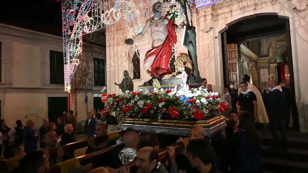 Cittanova SAN GIROLAMO festa patronale 2022. Rientro processione.
