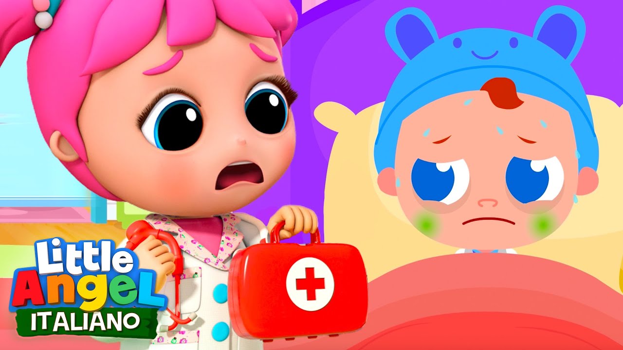 Dottoressa Gia Guarisce Le Bue ❤️👧 Cartoni Animati & Canzoni Bambini | Little Angel Italiano