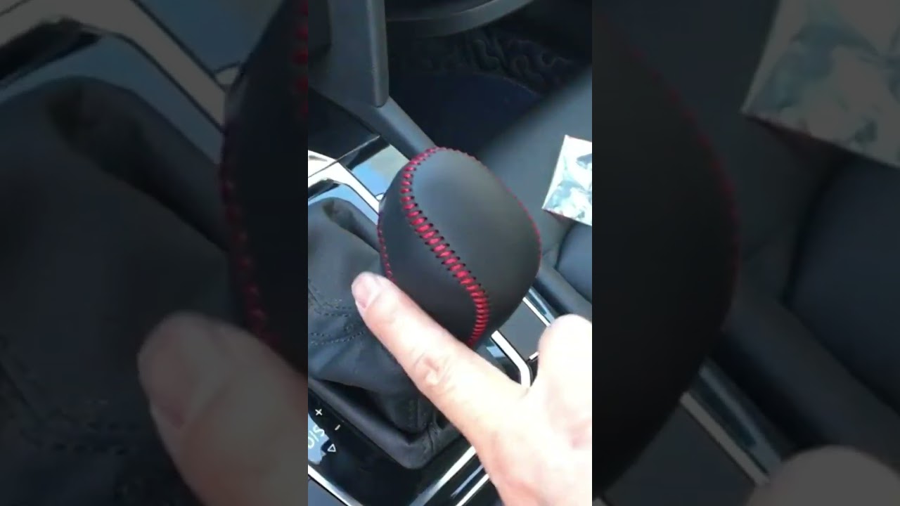 Custom Gear Shift Knob Cover #shiftknob #shift #custom #diy #automobile #car #install #sewing #oem