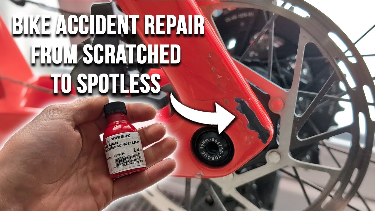 Crashed Trek Madone! DIY Touch-Up and Ceramic Coating Made Simple