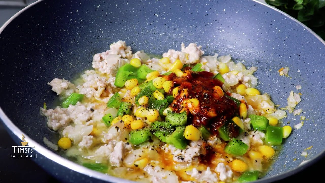 Best Chicken cheese macaroni with veggies! Easy and Tasty