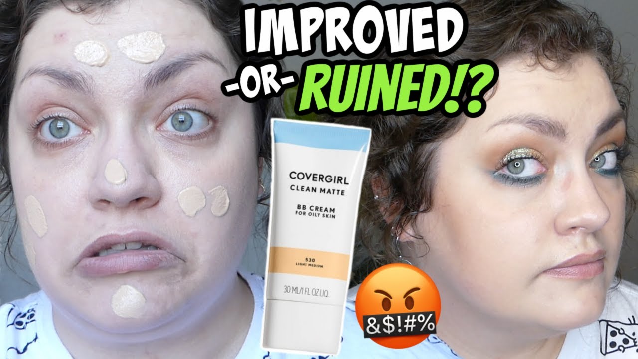 NEW & IMPROVED OR WORSE THAN BEFORE? | CoverGirl Clean Matte BB Cream(WEEKLY WEAR: Oily Skin Review)