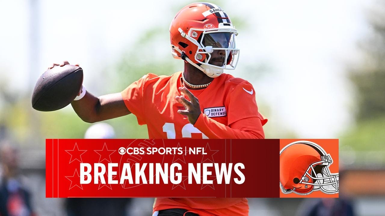 Browns sign QB Shedeur Sanders to rookie contract | Where does he land on the QB depth chart?