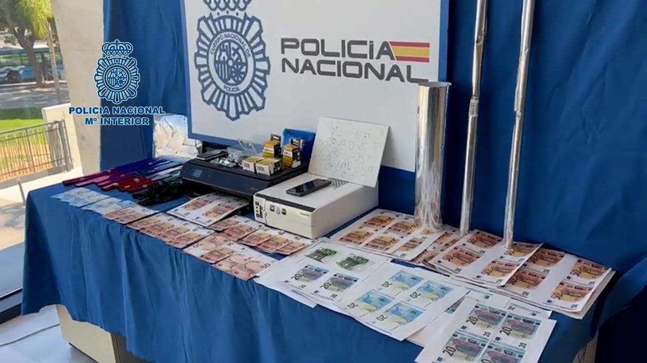 Desmantelado el laboratorio más activo de Andalucía en producción de billetes falsos