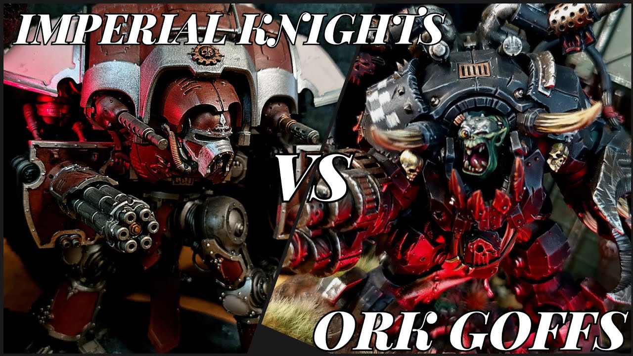 Orks Vs Imperial Knights. Warhammer 40k Battle Report. Pariah Nexus Mission.