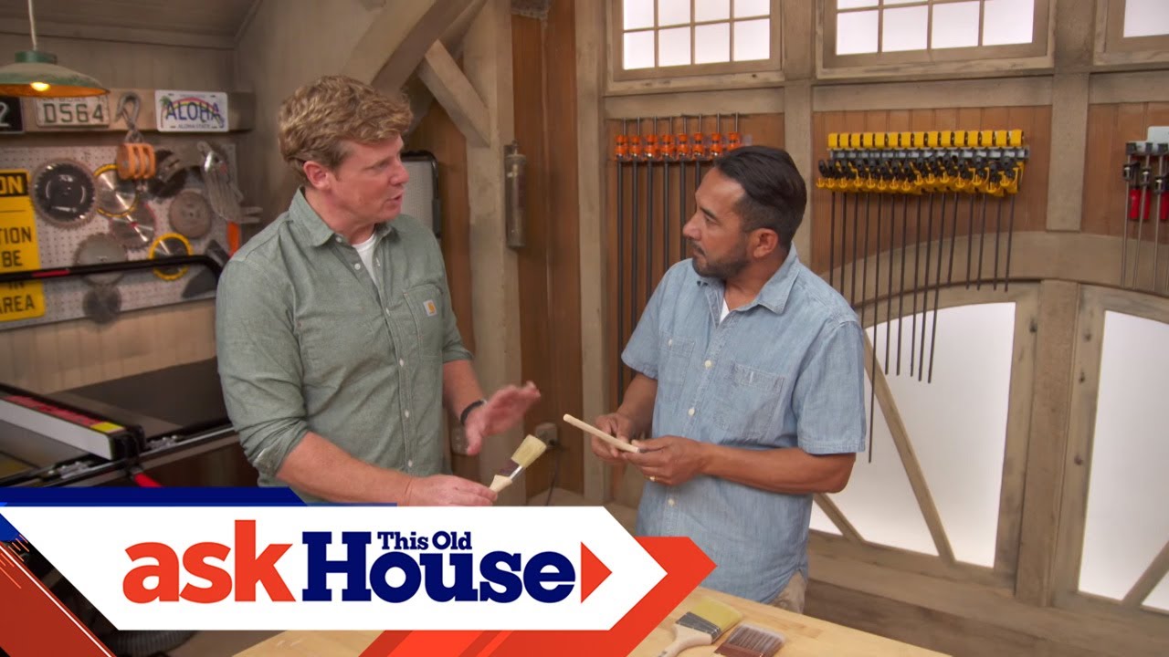 How to Choose the Best Paintbrush | Ask This Old House