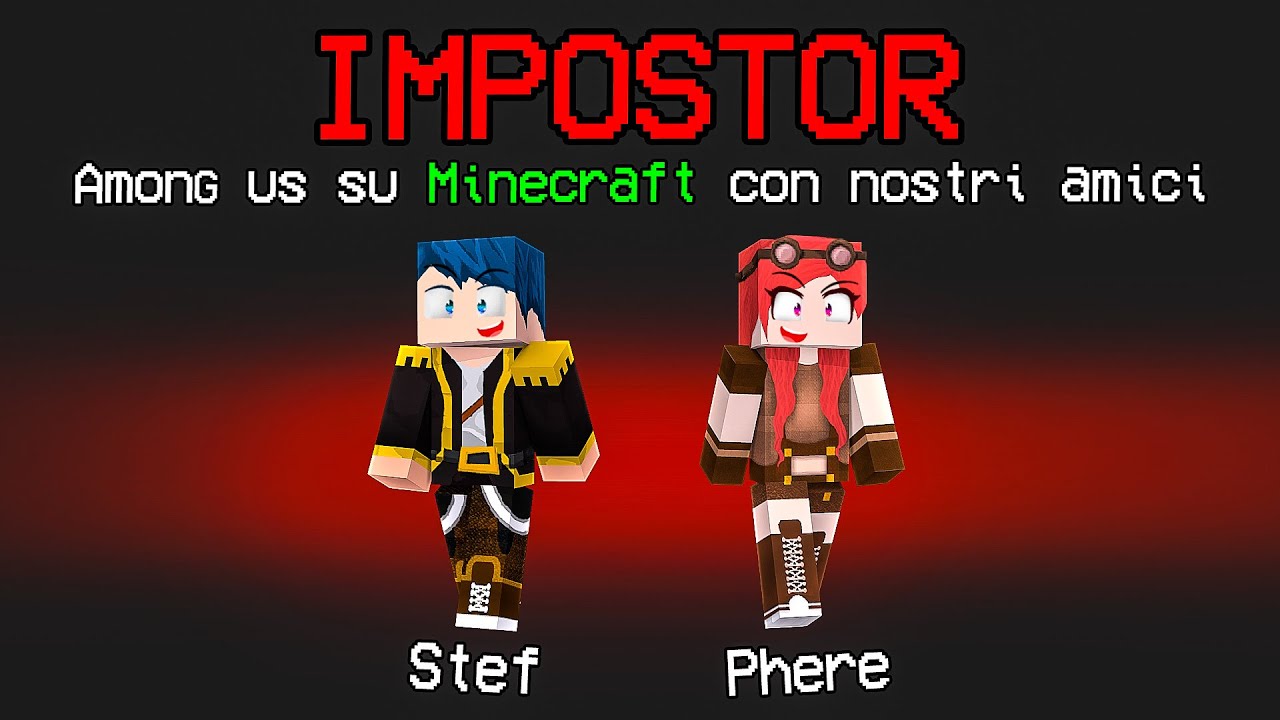 AMONG US SU MINECRAFT E SONO IMPOSTORE!