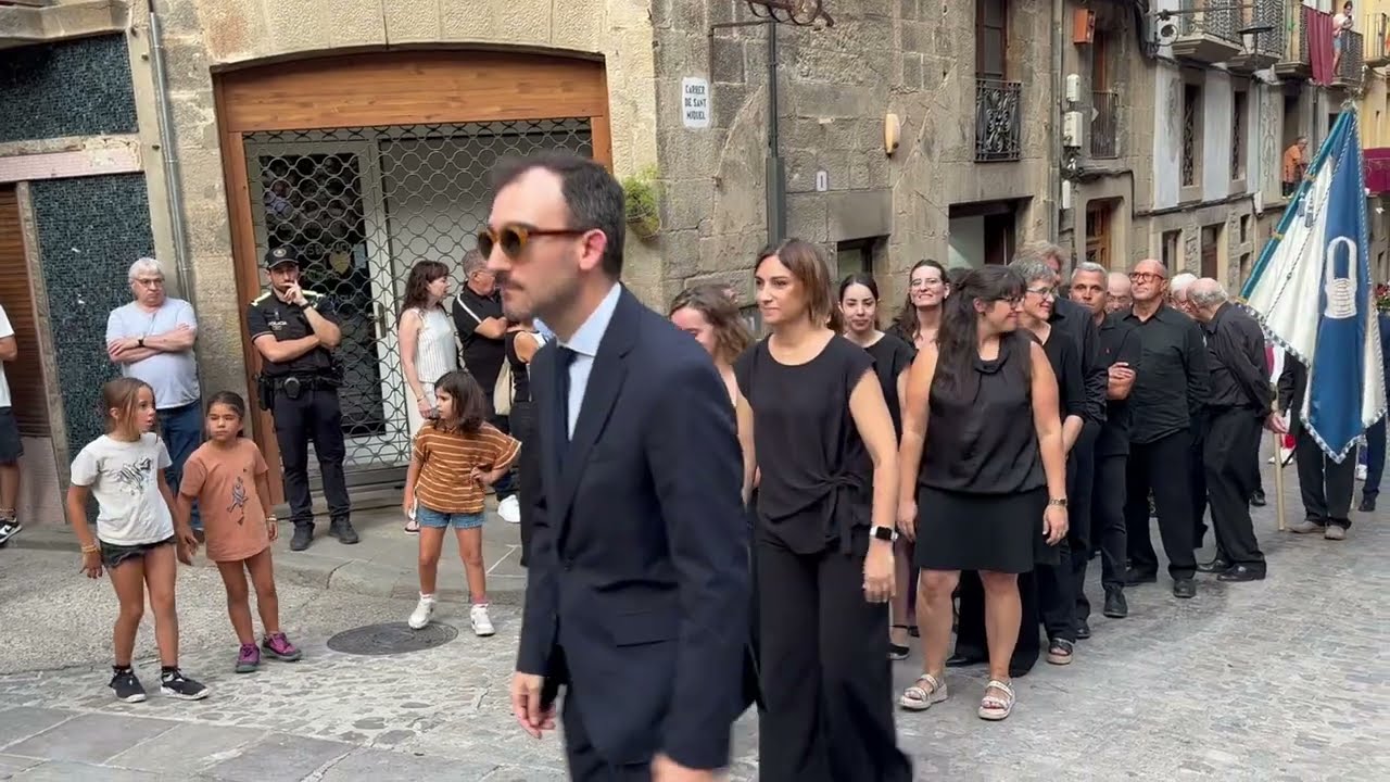 Processó Marededeu del Claustre - Arribada a la Plaça Major