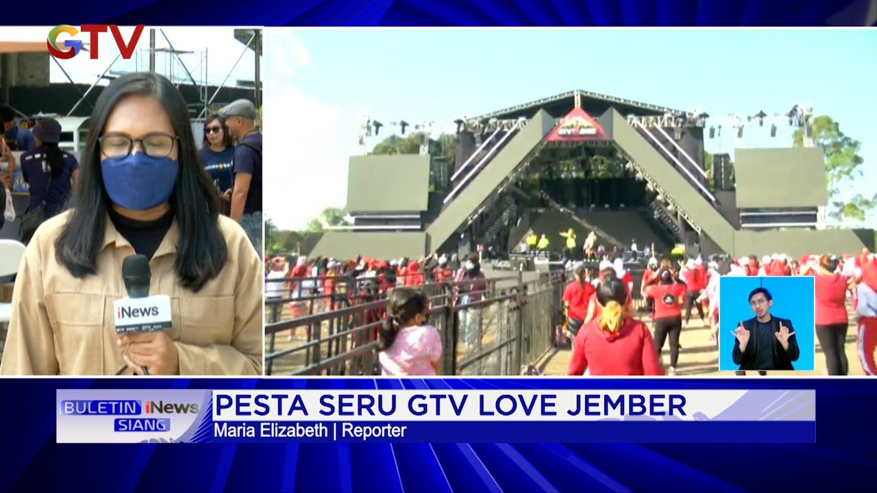 Pesta Seru GTV Love Jember Jelang Konser Merdeka #BuletiniNewsSiang 20/08