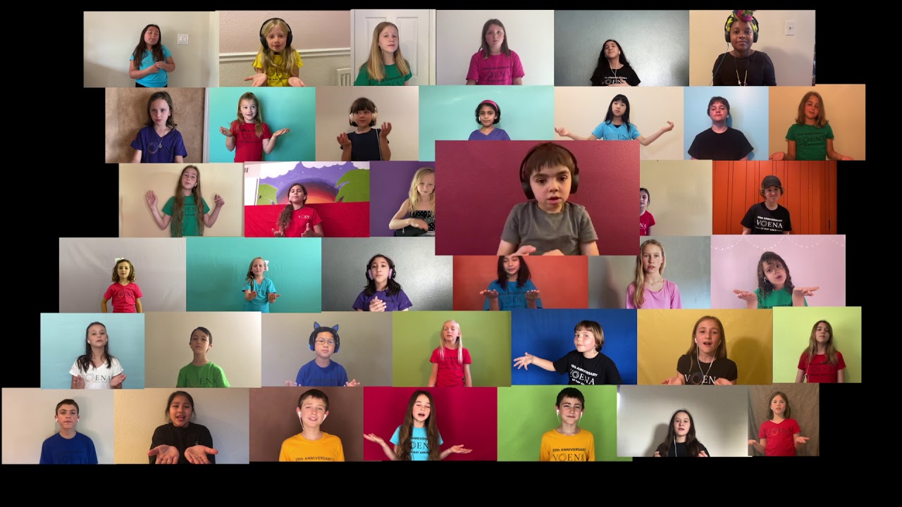 What A Wonderful World - VOENA - The Cutest Virtual Choir Ever!