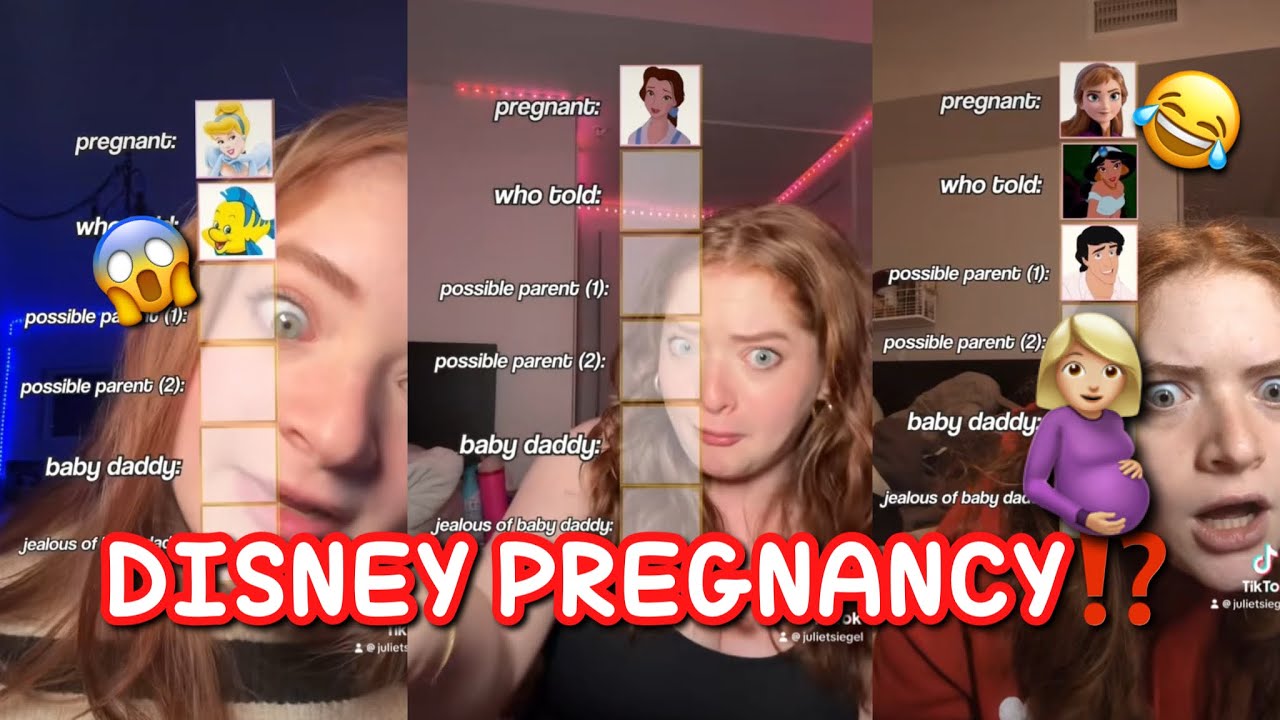 DISNEY PREGNANCY⁉️🤰🏼😱 Juliet Siegel Tiktok Compilation😂