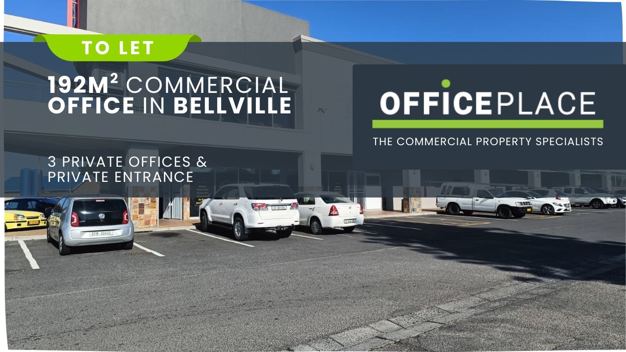 192m² Office To Let In Cape Town 3 Private Offices
