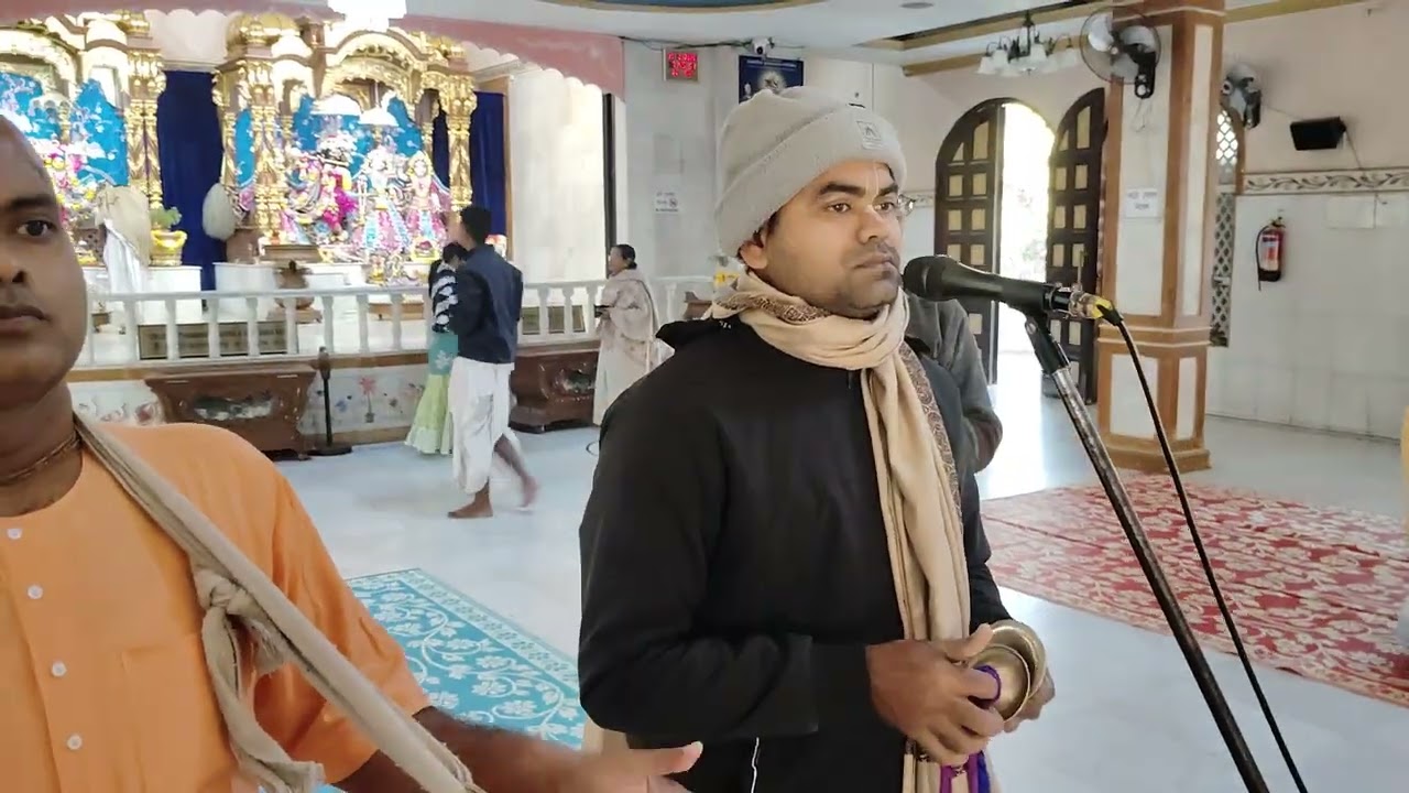 গুরু পূজা  iskcon EkaChakra dham Birchandrapur 